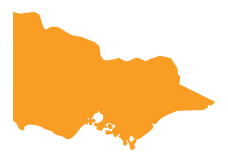 map of Victoria, Australia